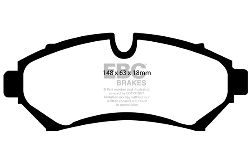 EBC 98-04 Cadillac Seville 4.6 Greenstuff Front Brake Pads