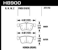 Load image into Gallery viewer, Hawk 16-17 Honda Civic Performance Ceramic Street Rear Brake Pads