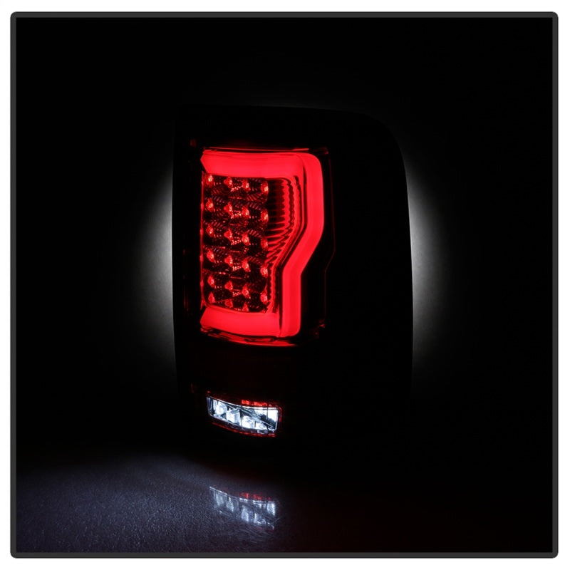 Spyder Ford F150 04-08 Styleside Tail Light V2 - LED - Red Clear ALT-YD-FF15004V2-LBLED-RC