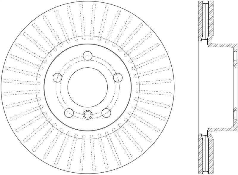 StopTech Slotted & Drilled Sport Brake Rotor