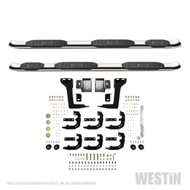 Westin 19-20 Ram 1500 Quad Cab w/ 6.5ft Bed PRO TRAXX 5 W2W Oval Nerf Step Bars - Stainless Steel - GTR Auto