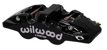 Load image into Gallery viewer, Wilwood Caliper-Aero4-R/H - Black 1.62/1.38in Pistons 1.25in Disc