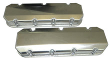 Load image into Gallery viewer, Moroso Chevrolet Big Block Valve Cover w/Billet Rail - Steel Inserts - No Logo - Aluminum - Pair