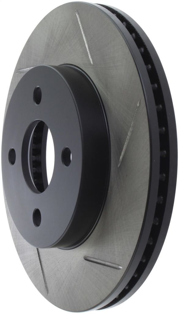 StopTech Power Slot 05-10 Chevrolet Cobalt / 05-09 Pontiac G5 /Saturn ION Front Left Slotted Rotors