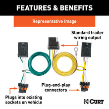 Load image into Gallery viewer, Curt 12-19 Dodge Journey Custom Wiring Harness (4-Way Flat Output)