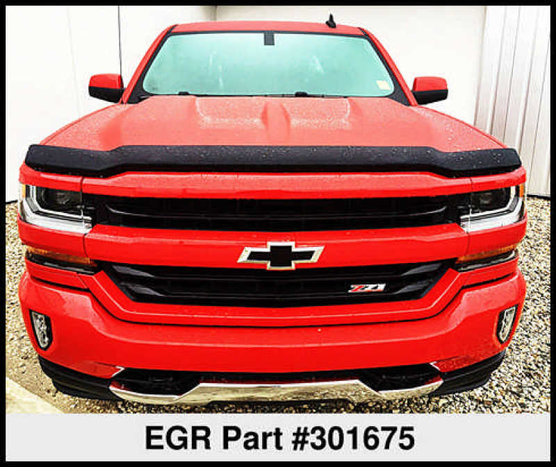 EGR 16+ Chev Silverado LD Superguard Hood Shield - Matte