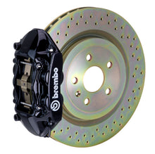 Load image into Gallery viewer, Brembo SS Rear GT BBK 4 Piston Cast 365x28 1pc Rotor Drilled-Black