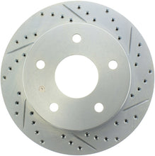 Load image into Gallery viewer, StopTech 00-01 Dodge Ram 1500 4WD Sport Slotted &amp; Drilled Front Left Rotor
