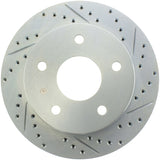 StopTech 00-01 Dodge Ram 1500 4WD Sport Slotted & Drilled Front Left Rotor