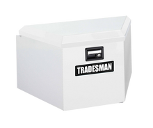Load image into Gallery viewer, Tradesman Steel Trailer Tongue Storage Box (16in.) - White