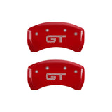 MGP Rear set 2 Caliper Covers Engraved Rear 2015/Bar & Pony Red finish silver ch