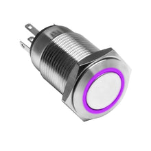 Load image into Gallery viewer, Oracle Momentary Flush Mount LED Switch - UV/Purple