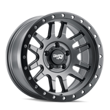 Dirty Life 9309 Canyon Pro 17x9/6x139.7 BP/0mm Offset/106mm Hub Satin Graphite Wheel - Beadlock