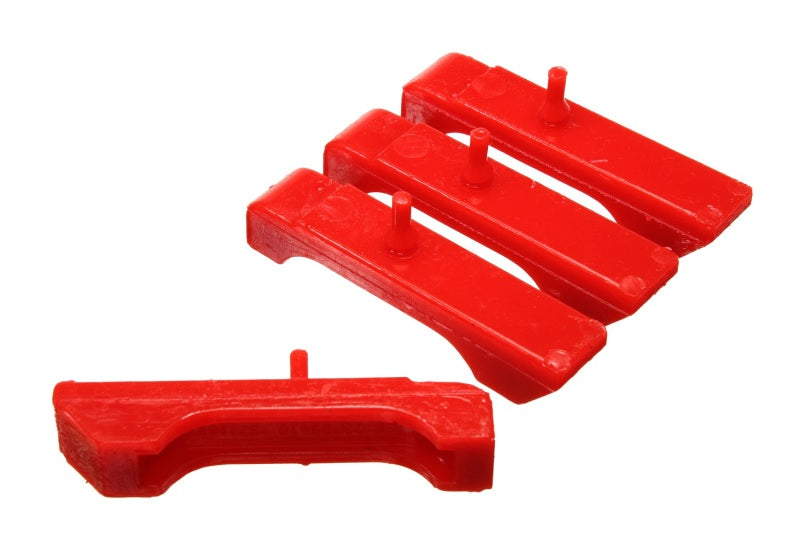 Energy Suspension GM SBC Red Radiator Isolator Pad Set - 3 Row