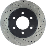 StopTech 04-09 Ford F150 / 06-08 Lincoln Mark LT Front Left Slotted & Drilled Rotor