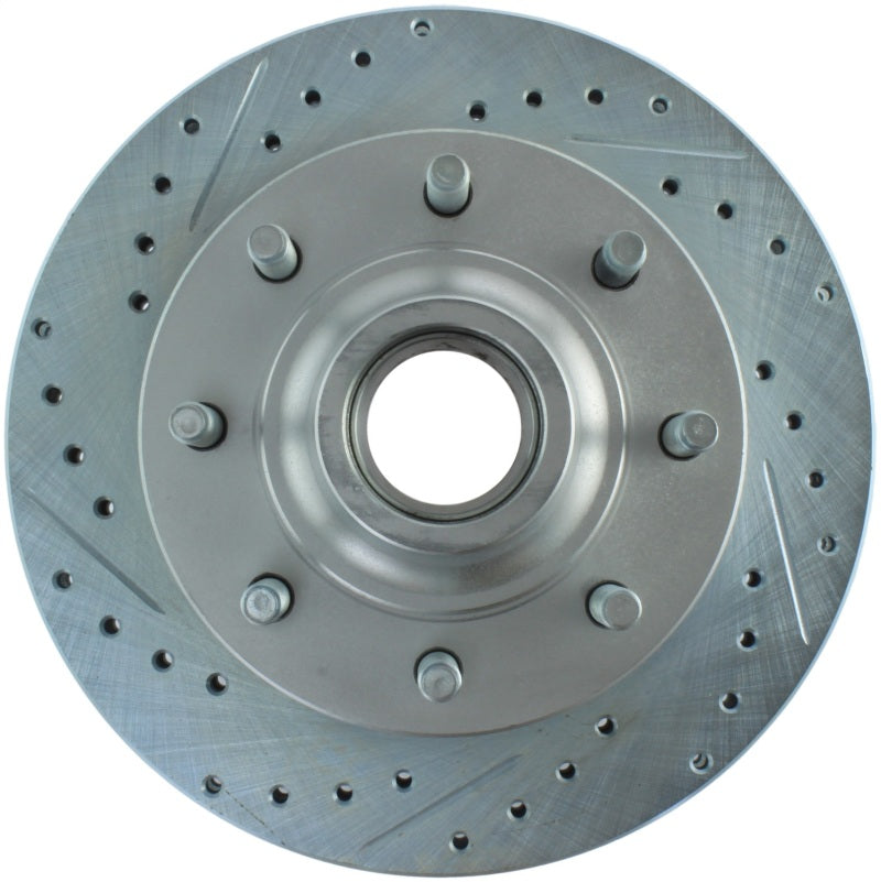 StopTech Select Sport Drilled & Slotted Rotor - Front Left