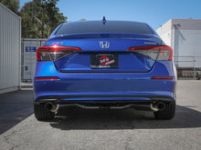 Load image into Gallery viewer, aFe Takeda 2.5in 304 SS Cat-Back Exhaust System w/CF Tips 2022+ Honda Civic L4-1.5L (t)