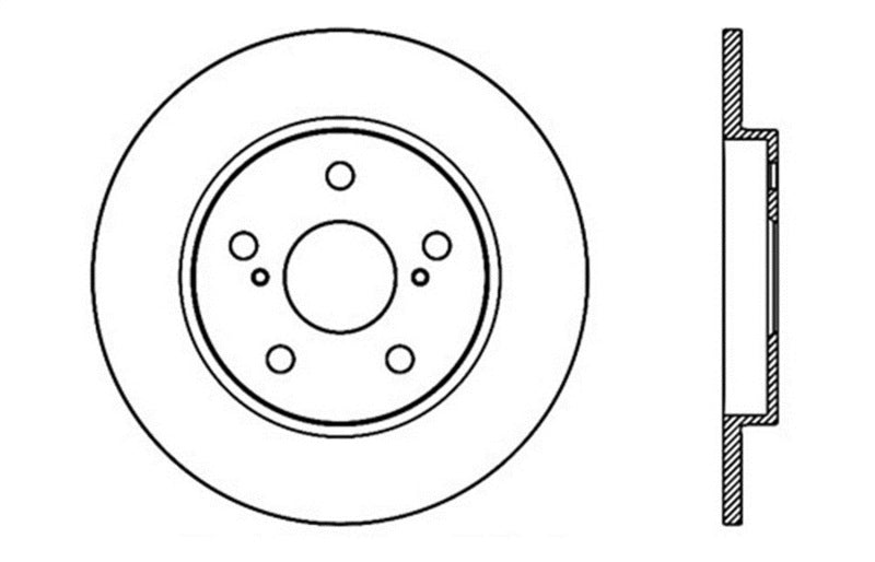 StopTech Drilled Sport Brake Rotor