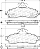 StopTech Street Brake Pads - Rear