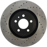 StopTech Cross Drilled Sport Brake Rotor - 2015 Ford Mustang Non-Brembo - Front Right