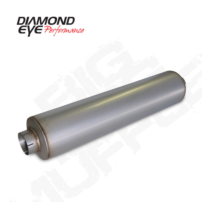 Diamond Eye MFLR BIG DOG QUIET TONE 5inID SGL IN/SGL OUT 10inDIA X 45in BODY 51in LENGTH BAFFLED AL - GTR Auto