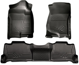 Husky Liners 07-13 GM Escalade/Suburban/Yukon WeatherBeater Black Front & 2nd Seat Floor Liners - GTR Auto