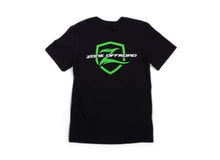 Load image into Gallery viewer, Zone Offroad Black Premium Cotton T-Shirt - Green Logo - M