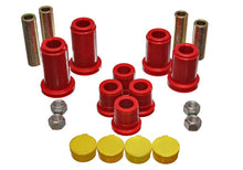 Load image into Gallery viewer, Energy Suspension 98-99 Tahoe/Yukon/Denali / 98-95 K5 Blazer 4WD Red Front End C/A Bushing Set