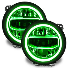 Load image into Gallery viewer, Oracle Jeep Wrangler JL/Gladiator JT RGB+W Headlight DRL Kit - ColorSHIFT w/o Controller