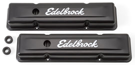 Edelbrock Valve Cover Signature Series Chevrolet 1959-1986 262-400 CI V8 Low Black