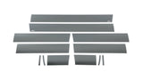 Putco 07-13 GMC Sierra Extended Cab 8ft Long Box - 6in Wide - 12pcs Black Platinum Rocker Panels