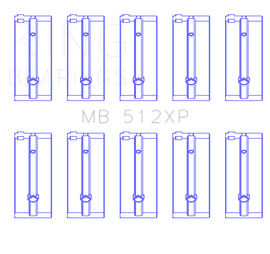 King Engine Bearings Ford BDA - European (Size STD) Performance Main Bearing Set