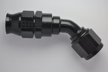 Load image into Gallery viewer, Fragola -12AN Real Street x 45 Degree Hose End Black For PTFE Hose