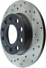 Load image into Gallery viewer, StopTech SportStop 02-06 Audi A4 (Exc Quattro) / 02-12/04 A4 Quattro Drilled Right Rear Rotor