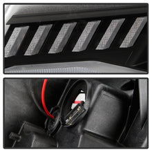 Load image into Gallery viewer, Spyder Chevy Camaro 16-18 Halogen Model Full LED Headlights Black PRO-YD-CCAM16HALAP-SEQ-BK