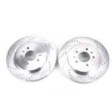 Power Stop 06-07 Cadillac CTS Rear Evolution Drilled & Slotted Rotors - Pair