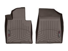Load image into Gallery viewer, WeatherTech 2017+ Kia Cadenza Front FloorLiners - Cocoa