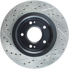 Load image into Gallery viewer, StopTech 09-15 Mitsubishi Lancer Ralliart Sport Stop Slotted &amp; Drilled Front Left Rotor