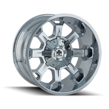 Load image into Gallery viewer, Mayhem 8105 Combat 20x9 / 5x127 BP / 0mm Offset / 87mm Hub Chrome Wheel