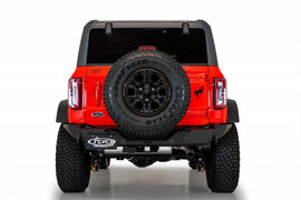 Addictive Desert Designs 2021+ Ford Bronco Rock Fighter Rear Bumper - Hammer Black - GTR Auto