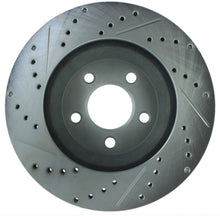 Load image into Gallery viewer, StopTech Select Sport 05-10 Ford Mustang GT Slotted and Drilled Front Left Rotor