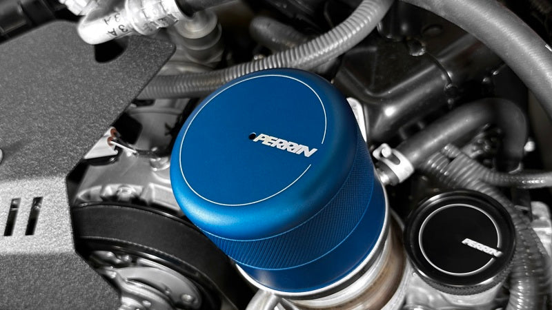 PERRIN 15-25 Subaru WRX & 13-26 BRZ/FR-S/86/GR86 Oil Filter Cover - Blue - GTR Auto