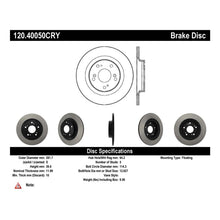 Load image into Gallery viewer, Stoptech 00-09 Honda S 2000 Rear Performance Cryo Rotor