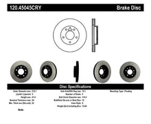 Load image into Gallery viewer, Centric Mazda Premium Brake CryoStop Rotor