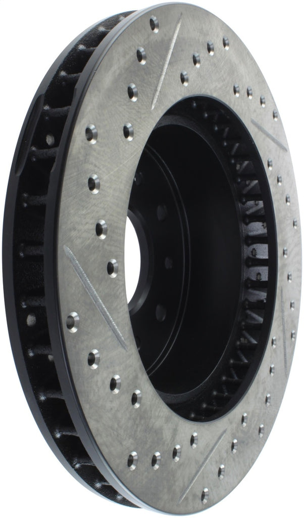 StopTech 63-82 Chevrolet Corvette Front Left Slotted & Drilled Rotor