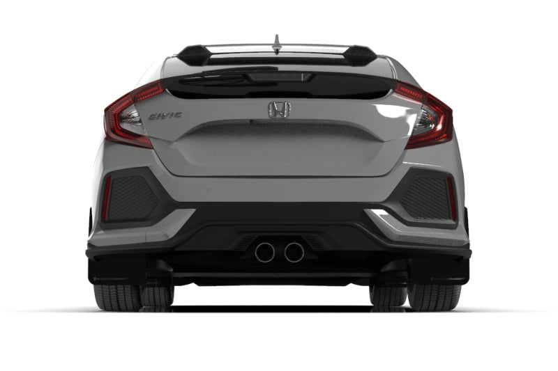 Rally Armor 17-21 Honda Civic Sport/Sport Touring Black UR Mud Flap w/Dark Grey Logo