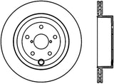 Stoptech 08-10 Subaru Impreza WRX STi Rear Premium High-Carbon CRYO Rotor