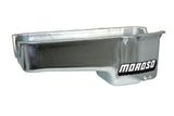 Moroso Pre-80 Chevrolet Small Block (w/Driver Side Dipstick) Wet Sump 5qt 7.5in Steel Oil Pan - Blk