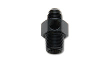 Load image into Gallery viewer, Vibrant -8AN Male to 1/4in NPT Male Union Adapter Fitting w/ 1/8in NPT Port