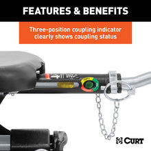 Load image into Gallery viewer, Curt Q24 5th Wheel Hitch w/Roller and Ram Puck System Adapter